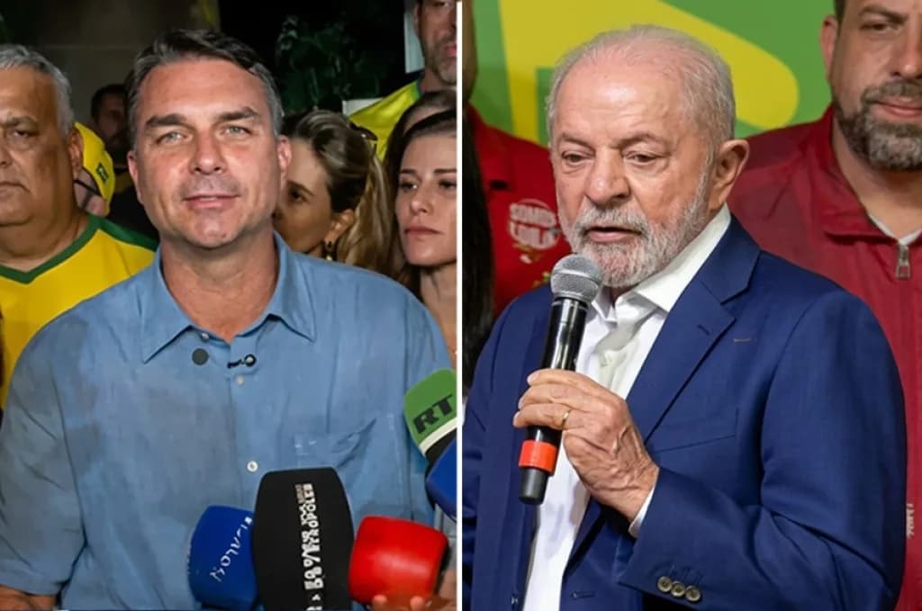 FLÁVIO BOLSONARO E LULA AVANÇAM PARA O SEGUNDO TURNO DA ELEIÇÃO PRESIDENCIAL